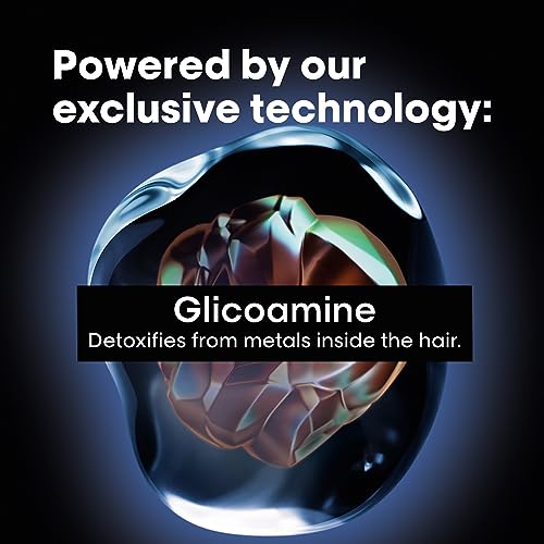 L'Oréal Professionnel Metal Detox Anti-Metal High Protection Cream, Leave-In Treatment for Damaged Hair, Hydrates, Protects from Heat Styling, He