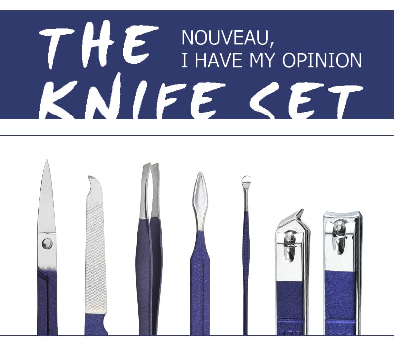 Nail Clipper Set -7 Pieces Stainless Steel Manicure Kit, Professional Manicure Set for Women Men