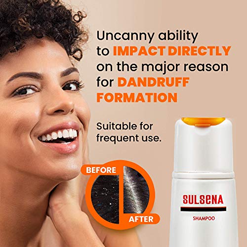 Selenium Sulphide Anti Dandruff Shampoo for Men and Women - Active Selenium Formula - Deep Sulfide Cleansing Nourishing Dandruff Shampoo to Relie