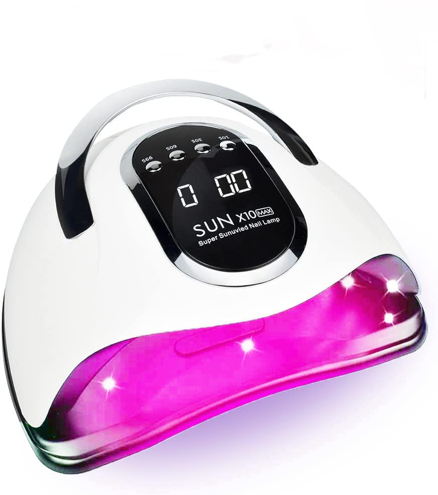 BEENLE UV LED Nail Lamp, 280W Nail Curing Lamps for Home & Salon, Professional Nail Art Tools Led Nail Dryer for Gel Polish with Automatic Sensor