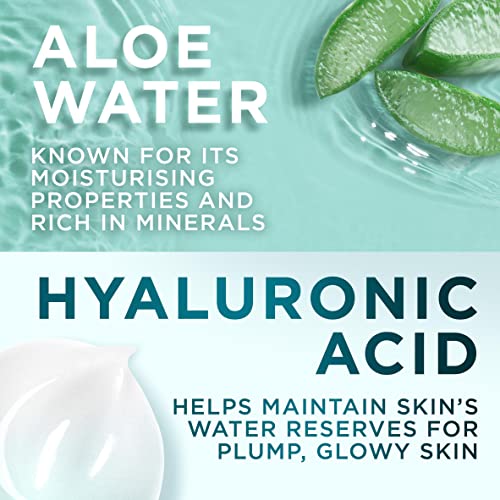 L'Oreal Paris Hydra Genius Hyaluronic Acid plus Aloe Liquid Hydrating Moisturiser, Rehydrating and Reinvigorating Face Serum for Dry to Sensitive