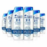 Head & Shoulders Classic Clean Anti-Dandruff 2-in-1 Shampoo, Six-Pack,6 x 225 ml, Clinically Proven Deep Clean, UK #1 Shampoo