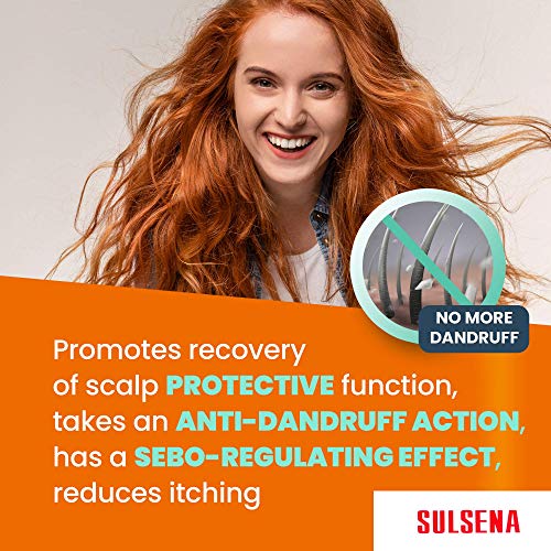 Selenium Sulphide Anti Dandruff Shampoo for Men and Women - Active Selenium Formula - Deep Sulfide Cleansing Nourishing Dandruff Shampoo to Relie