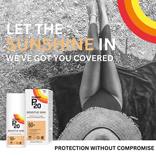 RIEMANN P20 SPF50 Sensitive Sun Cream 100 ml, White