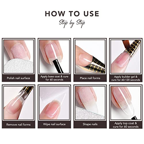 Builder Gel (UK Company) Gel Nail Builder In A Bottle 4 Pack