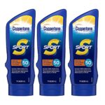 Coppertone SPORT Sunscreen Lotion Broad Spectrum SPF 50 Multipack (7 Fluid Ounce Bottle, Pack of 3) (Packaging May Vary)