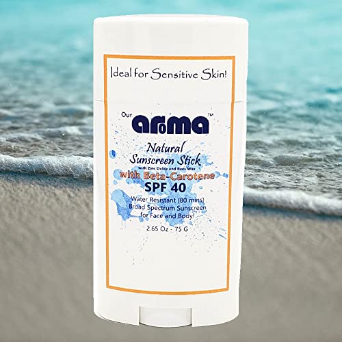 Our Aroma Original Sunscreen Face Stick, Broad Spectrum SPF 40 75g