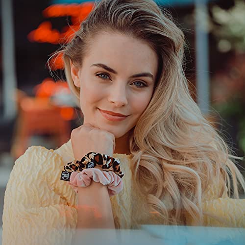 Invisibobble SPRUNCHIE Big Hair Scrunchie for Women, Elastic Hair, Women's Hair Accessories, Purrfection L & eacute; opard