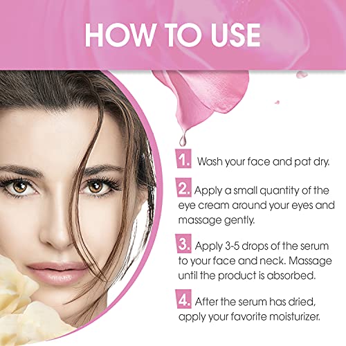 ClaRose Hyaluronic acid Anti-ageing Eye Cream with 100% Natural Rose oil; 30ml