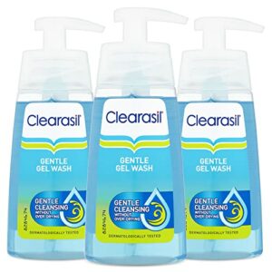 Clearasil Daily Clear Skin Perfecting Gel Wash Sensitive (Pack of 3 x 150 ml)