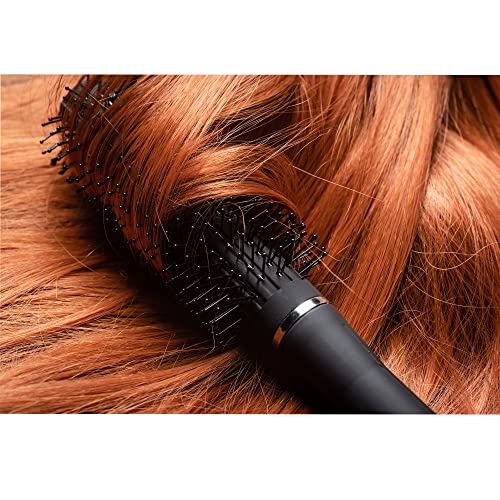 Round Radial Hair Brush for Blow Drying - Radial Vent Hair Brush Women, Hair Styling Tools at home, Creating and Smoothing Curly or Wavy Hair - R