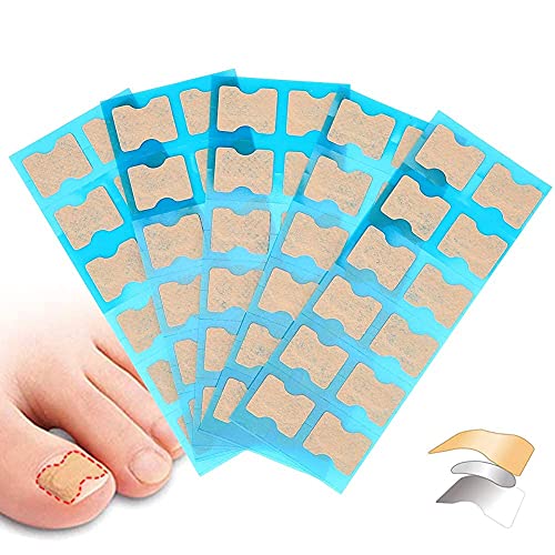 Ingrown Toenail Stick Patch, 4 Sizes Glue-free Toe Nail Correction File Patch Paronychia Corrector Foot Care Treatment Pedicure Tool Ingrown Toen