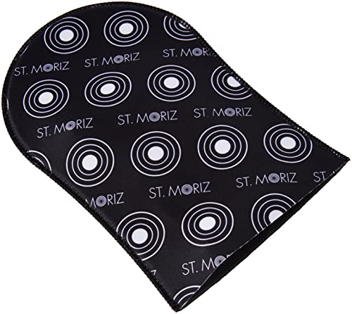St Moriz Velvet Tanning Mitt for Even Fake Tan Coverage, Stain Free Hands & Streak Free Finish, Reusable, Use with Any Fake Tan Mousse, Mist, Lot
