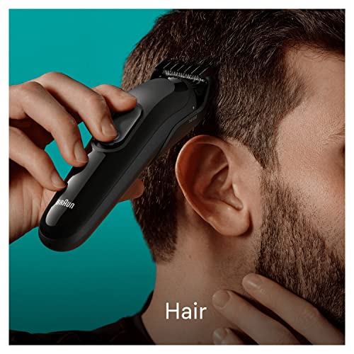 Braun 6-in1 All-in-One Style Kit Series 3, Male Grooming Kit With Beard Trimmer, Hair Clippers & Precision Trimmer, With Lifetime Sharp Blades, G