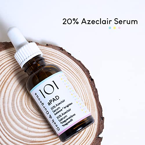 Geek & Gorgeous 101 aPAD - 20% Azelaic Derivative Serum, evens skin tone, normalizes oil production & calms skin - all skin types including sensi