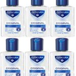 Cuticura Original Hand Gel Crisp and Fresh Cream 50 ml, Pack of 6, ‎Anti-bacterial Hand Gel, Travel Size
