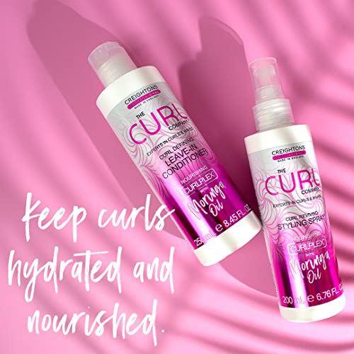 The Curl Company Curl Reviving Styling Spray (200ml) – Professionally Formulated with Nourishing Curplex with Moringa Oil. Experts in Curls & Wav