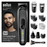 Braun 16-in-1 All-in-One Style Kit Series 7, Male Grooming Kit With Beard Trimmer, Hair Clippers, Precision Trimmer & Gillette Razor, Gifts for M