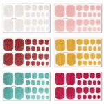 Toenail Nail Sticker Set Nail Art Decals Stickers for Manicure, Toe Nail Art Adhesive Foils, Summer Beach Holiday Party Foot-decoration Accessori