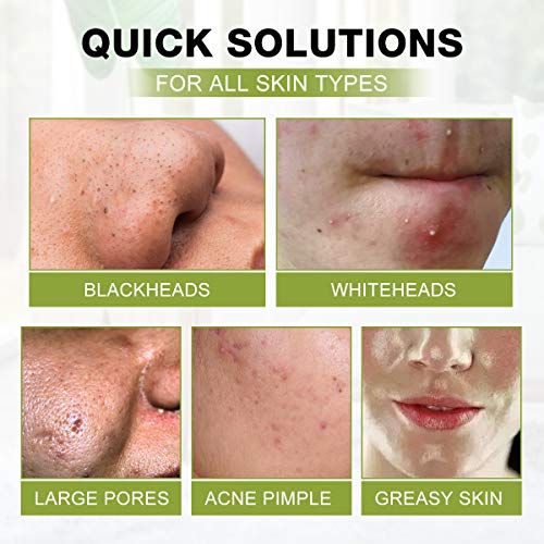 Blackhead Peel Off Face Mask, SHVYOG 3-in-1 Blackhead Remover Charcoal Mask with Brush & Tea Tree Serum, Purifying Deep Cleansing Black Mask for