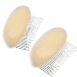 2 Pack Hair Base - Bump It Up Volume Hair Base, Hair Pad Hair Styling Accessories for Women Lady Girl, Comb Inserts for Thin Hair, Bump Fluffy Ha