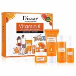 mercham Skincare Set Gifts for Teenage Girls-Vitamin C Serum for Womens Gift Sets, Includes Cleanser-Toner-Serum-Face Cream, Moisturizing & Brigh