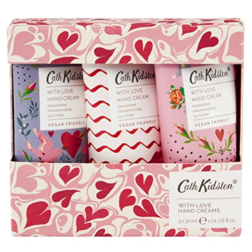 Cath Kidston Blossom Birds Assorted Hand Cream Trio Gift Set | Enriched With Shea Butter | Cruelty Free & Vegan Friendly | Travel Friendly Sizes
