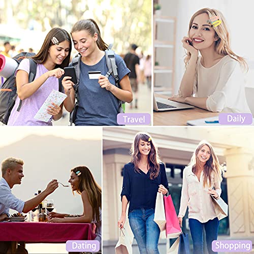 Hair Clip No Bend Clips Curl Pins Makeup Hair Clips Dent Free Hair Clips for Bangs Waves Professional Hair Styling Hairdressing Hairpins Hair Sal