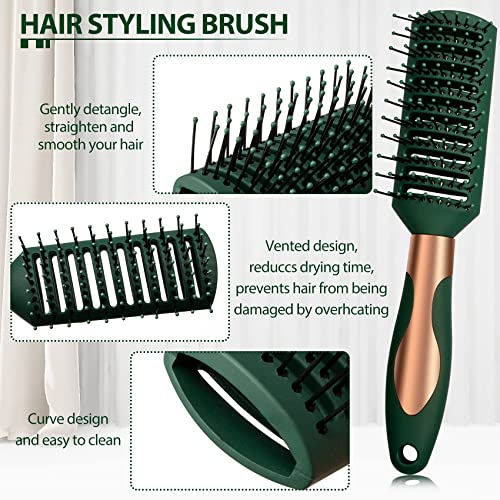 Hair Brush Set Anti Static Massage Oval Comb Round Hair Brush Vent Hair Brush Detangling Brush Paddle Brush for Women Men