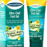 Dermatonics Ultra Cool Foot Gel | for The Relief of Hot, Tired and Heavy Feet and Legs | Suitable for Vegetarians | with Chestnut, Arnica, Pepper