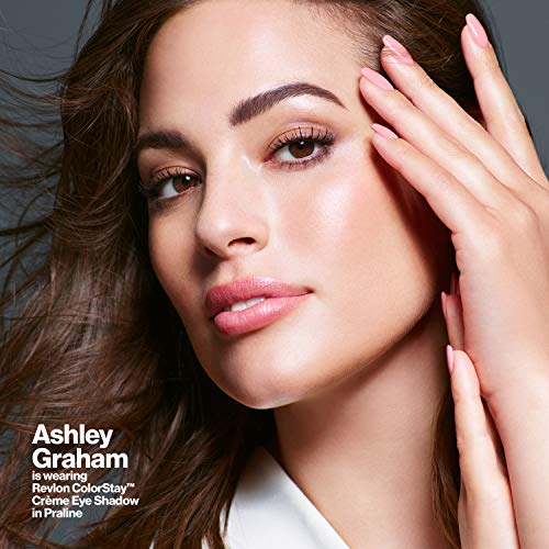 Revlon Colorstay Creme Eye Shadow, Longwear Blendable Matte or Shimmer Eye Makeup with Applicator Brush in Rose Beige, Praline (730)