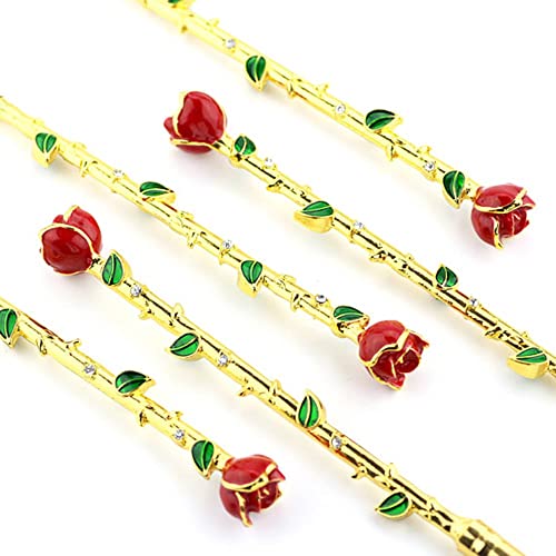 Rose Makeup Brushes Set 5 PCS for Eyes Cosmetics Blending Blush Eyeliner Eyebrow Concealer Cosmetic Brushes Set