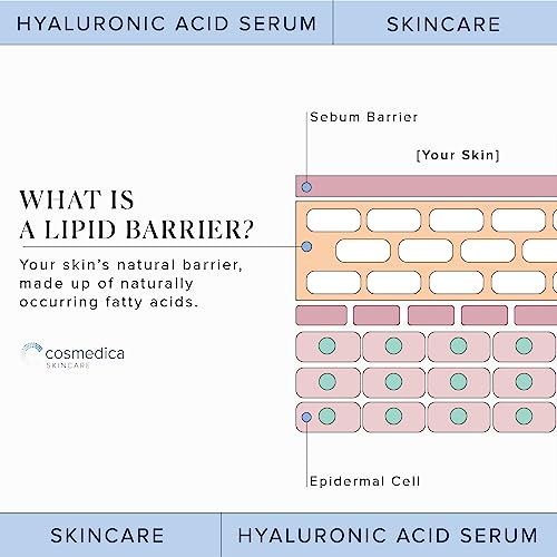 Hyaluronic Acid Serum for Skin- Anti-Aging, Serum Intense Hydration + Moisture, Non-greasy, Paraben-free-Best Hyaluronic Acid for Your Face (Pro