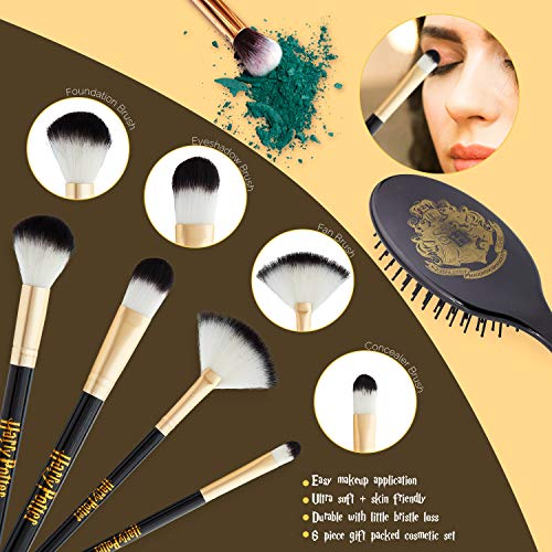 Harry Potter Makeup Bag, Brush Set for Women, Travel Toiletry Bags, Beauty Case for Girls, Cosmetic Accessories Sets for Ladies