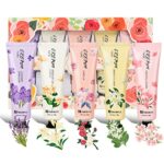 Nineaccy Floral assorted Hand Cream Set, 5 x 30ml，Pack of 5，Friendly to all skin，Gifts for Women, Mother's Day Gifts