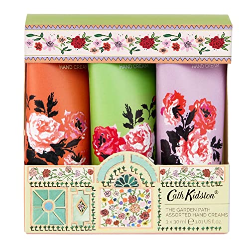Cath Kidston Blossom Birds Assorted Hand Cream Trio Gift Set | Enriched With Shea Butter | Cruelty Free & Vegan Friendly | Travel Friendly Sizes