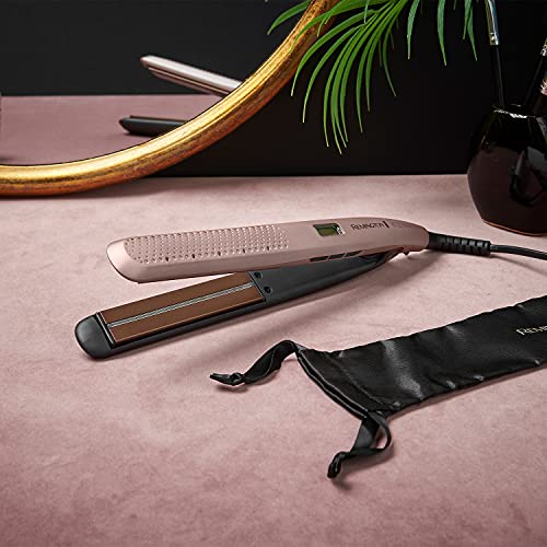 Remington Wet2Straight Pro Hair Straighteners for Women - Wet and Dry Modes with Exclusive Venting System; S7970, Bronze