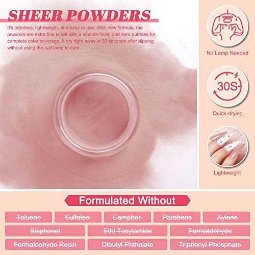 Lavender Violets 20 Pcs Dipping Powder System m962 9601 GROUP (French Nail)