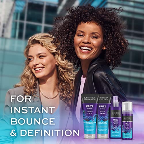 John Frieda Frizz Ease Dream Curls Air Dry Waves Styling Foam 150ml, Wave and Curl Enhancer, Lightweight Anti-Frizz Styling Foam