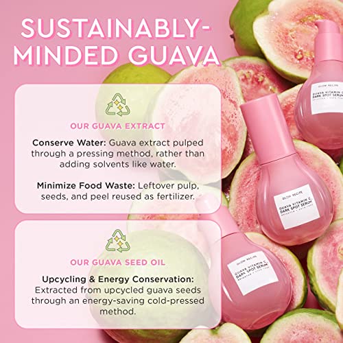 Glow Recipe Guava Vitamin Dark Spot C Serum - Potent Brightening Serum Treats & Prevents Dark Spots with 5 Forms of Vitamin C, Guava Extract & Se