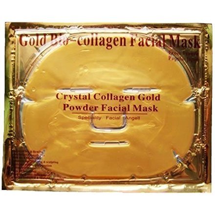 6 XGold Bio-Collagen Facial Mask, Anti-Aging, Hydrating, Moisturizing Face Mask
