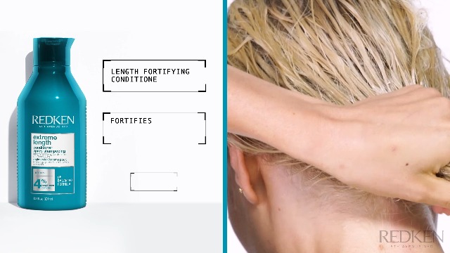 REDKEN Conditioner, Biotin & Castor Seed Oil, For Longer, Stronger Hair, Extreme Length, 300 ml