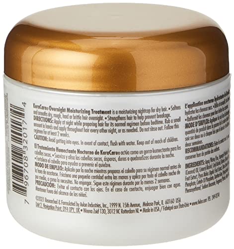 Avlon KeraCare Overnight Moisturizing Treatment, Condition 2, 115g/ 4 oz.