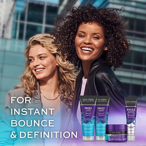 John Frieda Frizz Ease Dream Curls Deep Conditioner 250ml, Intensively Nourishing Hair Mask for for Naturally Wavy and Curly Hair