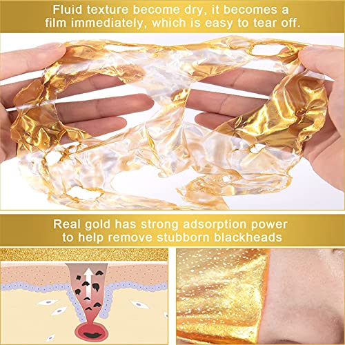 Peel Off Face Masks,Gold Face Peel Anti Wrinkle Anti Aging Facial Mask,Deep Skin Clean Purifying Acne,Reduces Fine Lines & Wrinkles,Skin Care Fac