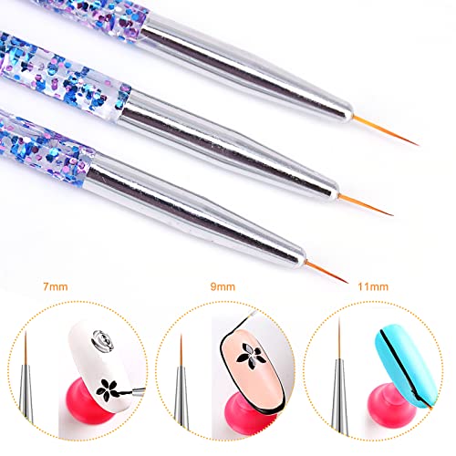 French Tip Nail Stamp, Nail Art Stamper Clear Silicone Jelly Stamper Transparent Nail Stamper Nail Art Jelly Stamper kit with Scraper Nail Art Br