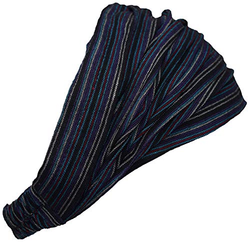 Gheri Cotton Elastic Hippie Bohemian Bandana Headband Patchwork Stonewashed