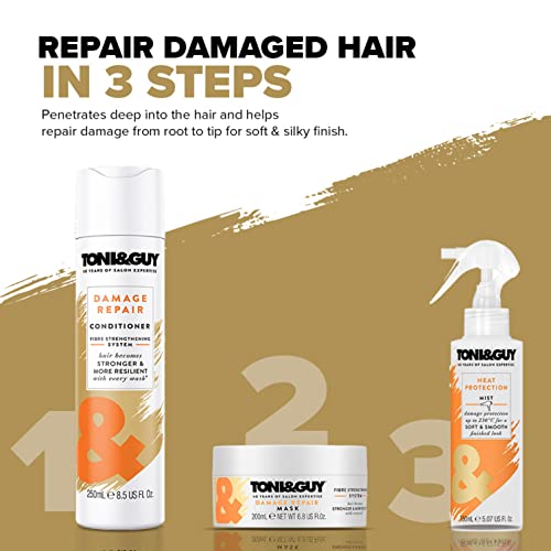 Toni&Guy Damage Repair Keratin Treatment Conditioner for Dry Damaged Hair, 250ml