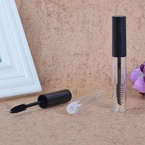 Angzhili 3 Pcs 8mL Empty Mascara Tubes With Eyelash Wand for Eyelash Growth Oil/Mascara with Brush for Home and Travel With Eyelash Wand, Include