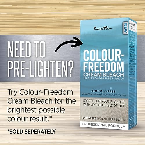 Colour-Freedom Gloss Pro 150ml Silver Blonde Semi-Permanent Hair Colour - Ultra-Vibrant Vegan Colour Mask with PurePlex | Ammonia Free Colour Las